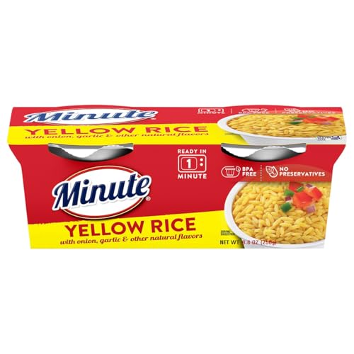 Image of Minute, Ready To Serve Cups Yellow Rice, 8.8 Ounce