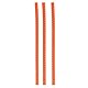 Orenic 3 Stück Ofenrost-Abdeckung aus Silikon, Verbrühungshemmend, Hitzebeständiger Ofenrost-Schutz für Roste, Verhindert Verbrennungen Durch Grills, Im Labor Getestete Ofenrost-Abdeckung(Orange)