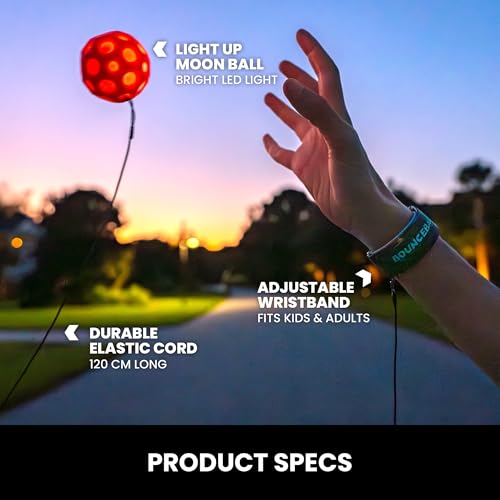 Waboba Rimbalzo LED, Colore Rosso, Taglia unica, AZ-331-R