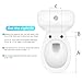 Bidet Seat for Toilet – Non-Electric Dual Nozzle PP Bidet Seat for Gentle Rear & Feminine Cleaning, Tool-Free Installation, Fits Round Toilets