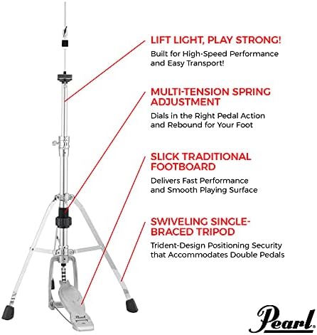 Amazon Com Pearl Hi Hat Stand H1030s Musical Instruments