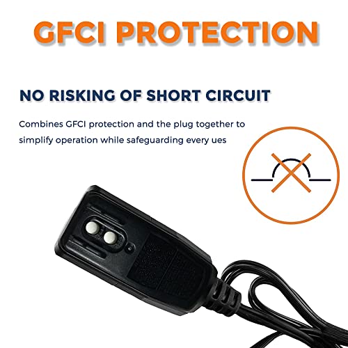 Giraffe Tools 30Ft Heating Cable For Pipe With Gfci Heavy-Duty, Self-Regulating, Freeze Protection For Roof, Plastic And Metal Water Pipes 320W 120V, Down To -40℉ #TOP2