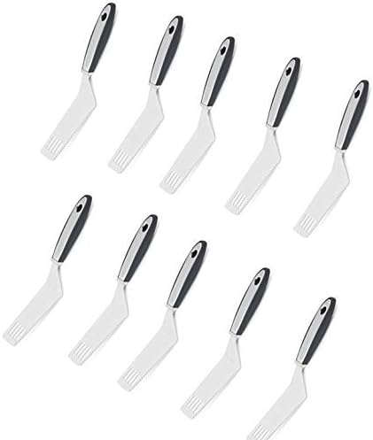 MBB 10x Professional Pie Cake Server Pizza Shovel Lift Transfer Cutter Blade Spatula Slotted Pizza Cut Turner