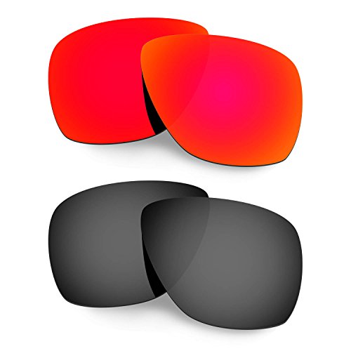 Verres Oakley Breadbox de rechange haute clarté optique - Lot de 2