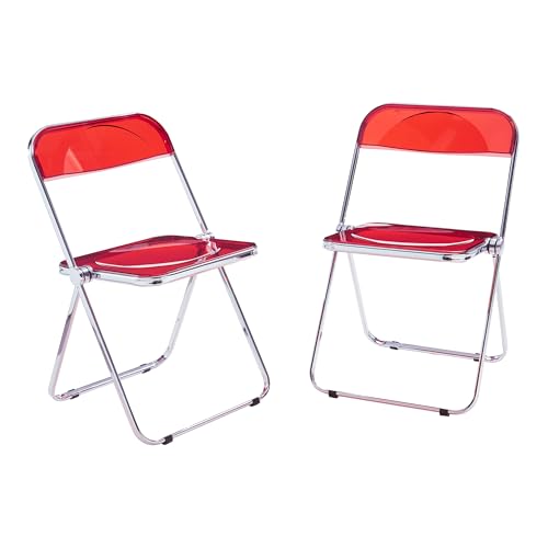 [en.casa] Klappstuhl Pornainen 2er Set Stuhl klappbar Esszimmerstühle 74 x 46 x 47 cm Schreibtischstuhl Belastbarkeit 120 kg Küchenstühle...