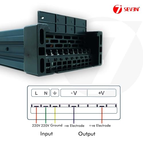 Image of 7SEVEN SMPS 5v Power Supply 70amp 350w Weather Proof Rainproof Suitable for LeD Signage, Strip Light, Decorate Lite, Microcontroller & Embedded Systems, Industrial Machine and Much More
