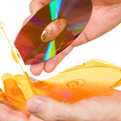 Maxell 190072 Porta-CD em cores sortidas, fácil organização, pacote com 10