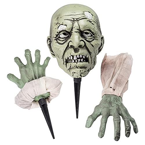 Bmaller Halloween Outdoor Decorations Safe Convenient And Fun Halloween Horror Props Haunted House Decoration Skull Ghost Head Little Hanging Ghost #TOP5