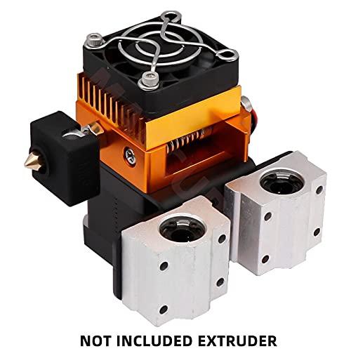 Lysee 3D Printer Parts & Accessories - New Reprap 3D Printer Prusa i3 Anet All Metal X Carriage with Belt Holder for MK8 Extruder 45mm Rod Distance Extruder Carriage - (Color: Black)