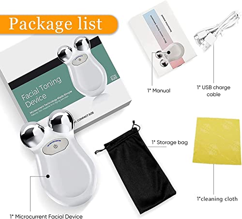 2023 New Microcurrent Face Device Roller, Lift The Face And Tighten The Skin, Usb Mini Microcurrent Face Lift Skin For Facial Wrinkle, Rechargeable Li-Ion Cell #TOP6