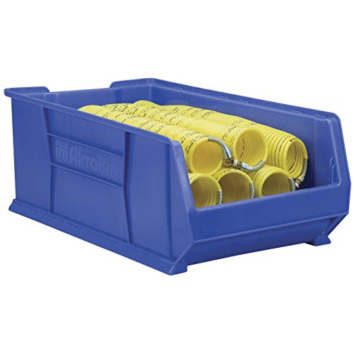 Akro-Mils 30293 Super-Size Akrobin Heavy Duty Stackable Storage Bin Plastic Container, (30-Inch L X 16-Inch W X 11-Inch H), Yellow, (1-Pack) #TOP6