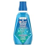 Crest Pro-Health Bacteria Guard Alcohol-Free Mouthwash, Mint, Kills Millions of Bad Breath Germs, Whitens Teeth, Freshens Breath with 12 Hours of Protection, 1L