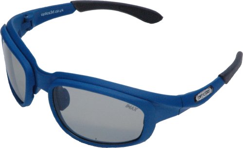 Gafas 3D lineales 45/135 RxMulti3D azul contra la fatiga visual