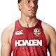 Canterbury Herren British and Irish Lions Poly Hemd, Rote Dahlie, XL