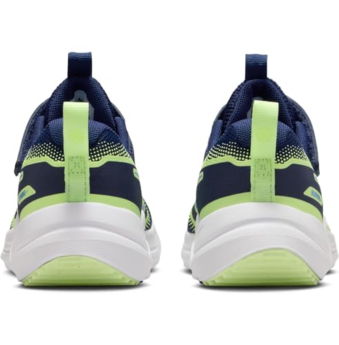 Nike Cosmic Runner Little Kids' Shoes (Blue Void/Barely Volt/University Blue)3