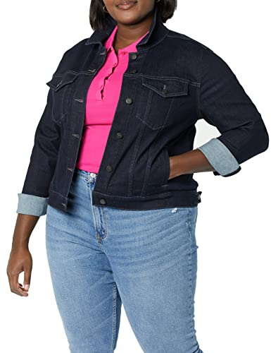 Amazon Essentials Women's Jean Jacket (Available In Plus Size), Rinse Wash, Xx-Large #TOP3