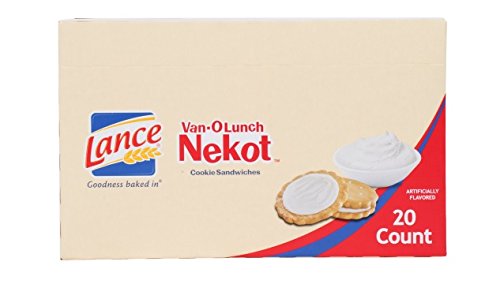 Lance Van-O Lunch NEKOT Cookie Sandwiches [20-pack caddy]