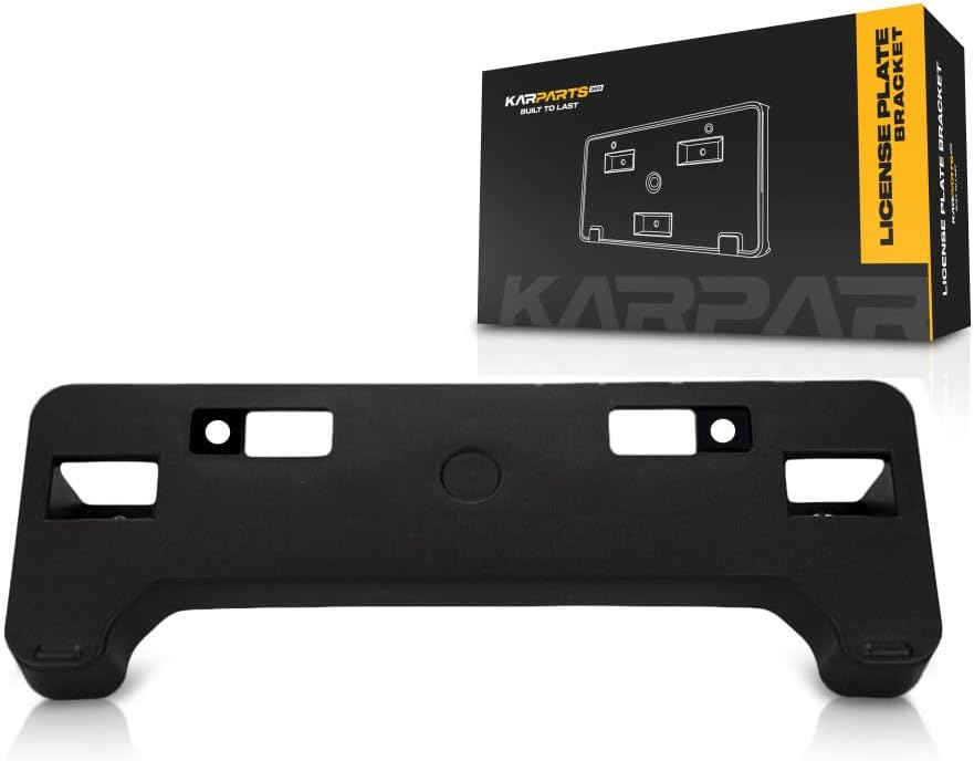 for Toyota Highlander 2017 2018 2019 License Plate Bracket | Front | Made of Plastic | Replacement for TO1068139 | TTHI17FBLP-3XX, 521140E130