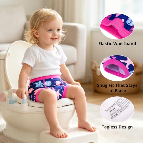 Image of BIG ELEPHANT 10-Pack Potty Training Underwear, Toddler Training Pants