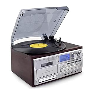 AURADO Figurines Tourne-Disque Vinyle Phonographe Antique Tourne-Disque Bluetooth Classique avec encodage USB (Tourne… - Les Beatles, Paul McCartney, John Lennon, RIngo Starr, George Harrison AURADO Figurines Tourne-Disque Vinyle Phonographe Antique Tourne-Disque Bluetooth Classique avec encodage USB (Tourne… – Image 4