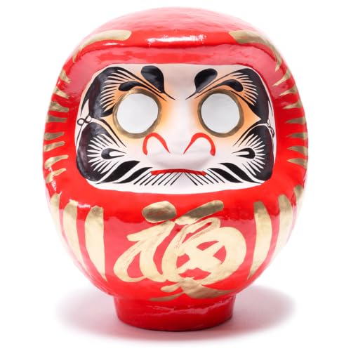 Daruma Doll 6.0 inch Japanese Good Luck Charm Made in Japan GDS-03-Z-US