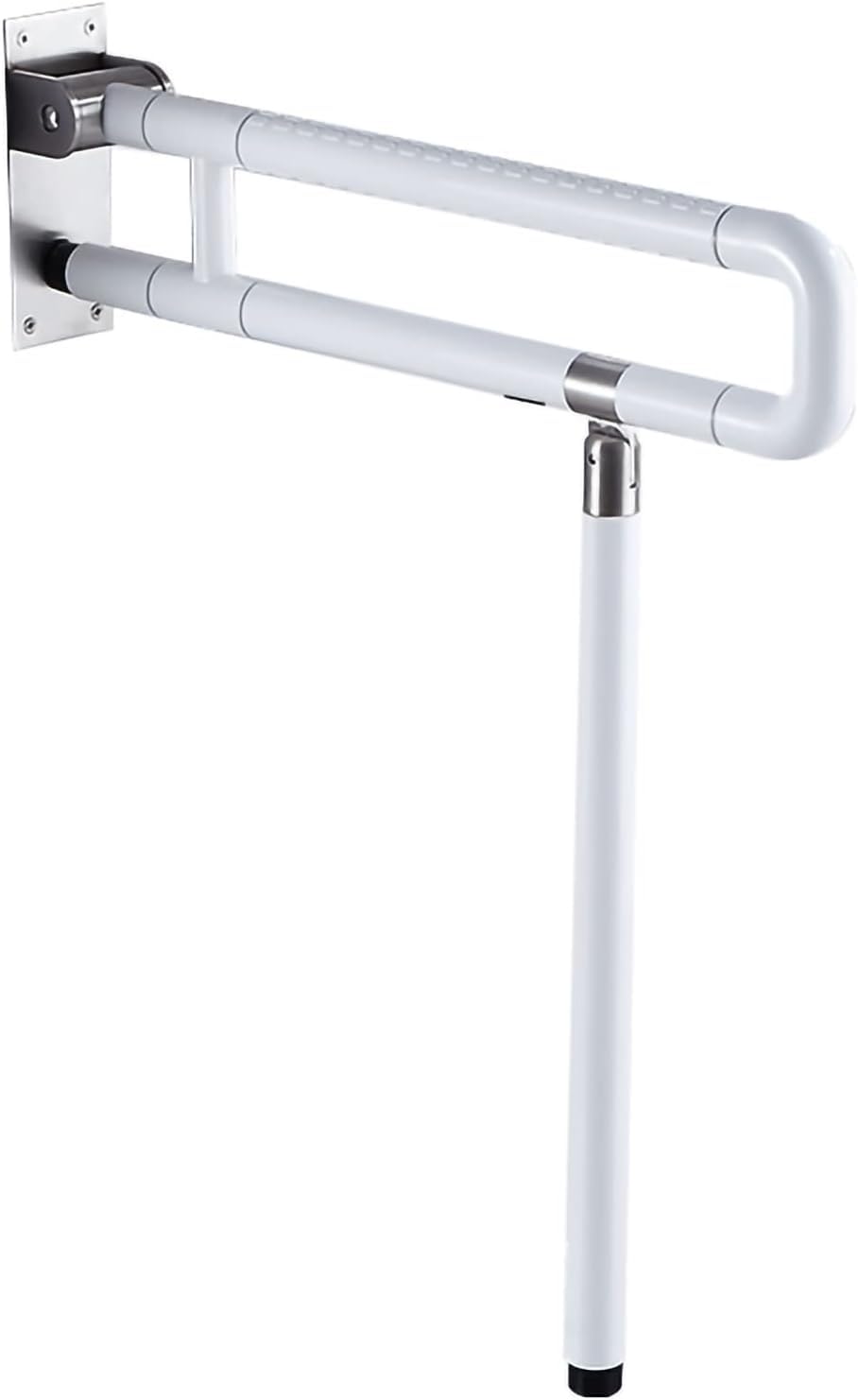 Barra de seguridad plegable ajustable montada en la pared para acceso al baño, soporte para ancianos, discapacitados y embarazadas