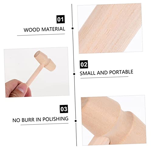 jojofuny 20 peças ferramentas infantis pequenas marretas criativas rachaduras portátil brincando cri