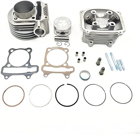 hongyu 61mm Big Bore Cylinder Head Kit for GY6 125cc to 180cc Engine with 69mm Valves scooter taotao kazuma ATV Moped