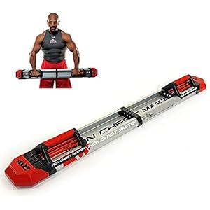 Iron Chest Master Push Up Machine – The Perfect Push Up Bar for Chest Workouts – Push Up Board Includes Resistance Bands and Unique Fitness Program for Men and Women