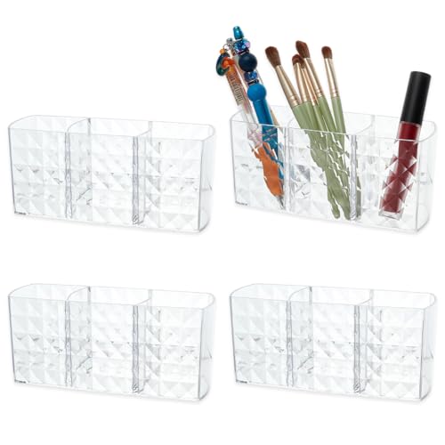 Organisateur cosmétique acrylique pour optimiser l'espace de votre salle de bain
