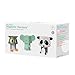 Manhattan Toy Mix & Match Owl, Elephant & Panda Magnetic Wooden Stacking Block Toy Set Baby Toy