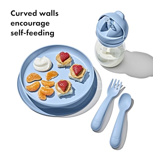 OXO Tot Stick and Stay Suction Plate (Dusk) — view 4