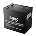 SOK 12V 206AH Lifepo4 Lithium Battery, SK12V206H 4000~8000 Cycles Support Bluetooth, Smart BMS, Built-in heater Can be Charged at A Minimum of -4℉/-20℃ Perfect for RV, Solar System, Off Grid
