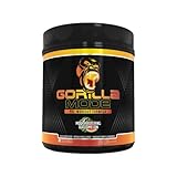 Gorilla Mode Pre Workout - Massive Pumps · Laser Focus · Energy · Power - L-Citrulline, Creatine, GlycerPump™, L-Tyrosine, Agmatine, Kanna, N-Phenethyl Dimethylamine Citrate - 590 Grams (Watermelon)