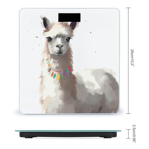 Báscula digital para baño Llama con alta precisión miniatura 2
