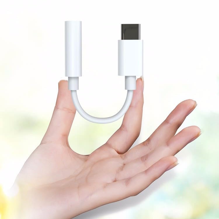 DUCK DANCE Wired Earbuds Cables 3.5mm Jack to Type C Cables Only 2-Pack (3.5mm Jack to Type C, Cables Only)