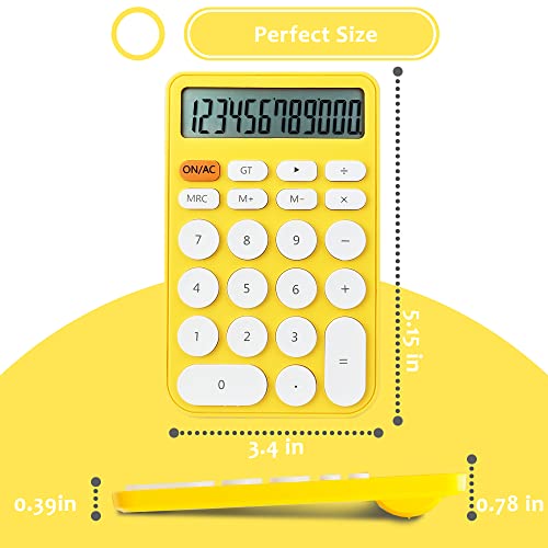 Image of VEWINGL Standard Calculator, 12 Digit Large Display Desktop Calculator with Big Buttons for Office, School, Home & Business
