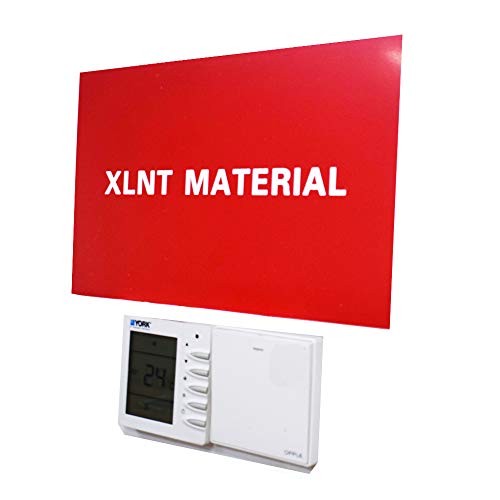 Image of Xlnt Engraving Double Color Sheet, Red /Bright White (12 inch x 24 inch x .060 inch, 6 Pieces) for Interior Signs, Badges.
