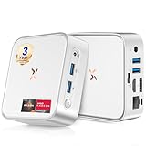 Huidun H80 Mini PC Win 11 Pro, AMD Ryzen 5 16GB RAM 512GB SSD, Gráficos Radeon Vega 8, Ordenador Compacto 4K UHD, Silencioso para Negocios y Automatización 24/7, Micro PC para Oficina y Casa