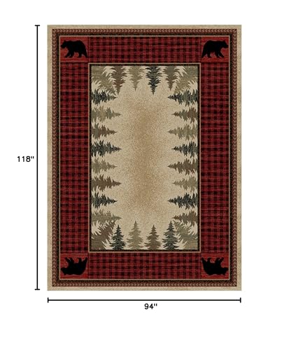 Tapete Mayberry Four Corners 7'10"x9'10" Rojo miniatura 2