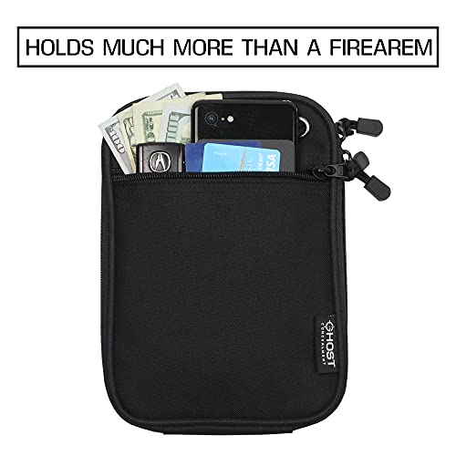 Ghost Concealment Concealed Pistol Pouch Fanny Pack Gun Holster With Shoulder Strap And Belt Loops Gun Holders With Zipper Pockets & Custom Carry Options Black Pistol Holster thumb #2