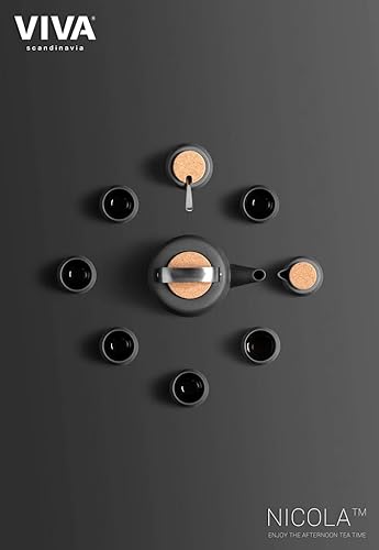 Miniatura 8 de Viva Classic - Juego de crema de vidrio y azúcar, juego de servir café y té, jarra de crema de 9.5 onzas / 9.5 fl oz y azucarero de 12 onzas / 11.8