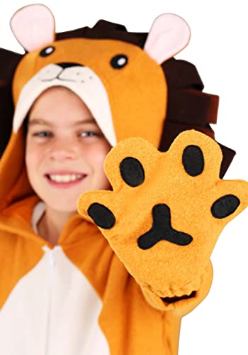 Disfraz infantil de león de lana para Halloween miniatura 4