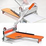 Professioneller Bodenschneider Multi-Winkel Laminatschneider mit Teleskopgriff & Rädern Kein Lärm & Kein Strom für Laminat Engineering Vinylböden