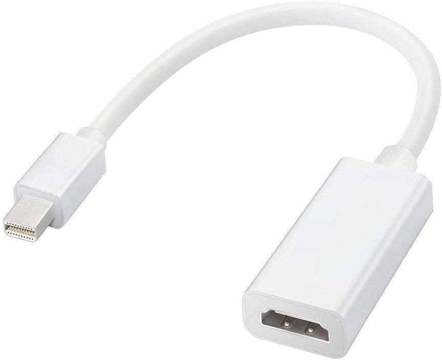 CLUSPEXMini DP to HDMI, Mini DisplayPort to HDMI Converter Adapter for MacBook Air/Pro, Microsoft Surface Pro/Dock, Monitor, Projector
