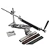 Produktbild Snowtaros Fixwinkel Messerschärfer, Profi Edelstahl Messerschärfer Kit mit 4 Schärfsteine (120# / 320# / 600# / 1500#)