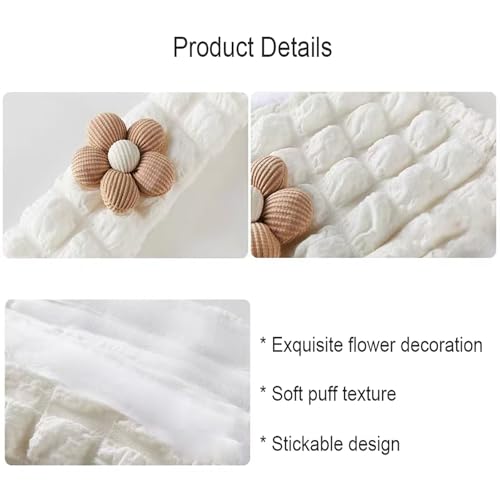 Image of Car Seat Belt Cover Pad, 2 Pack Flower Car Accessorie Seatbelt Covers Cushion Neck Shoulder Strap Protector Universal Seat Belt Cover for Adults and Kids (Texture Flower)
