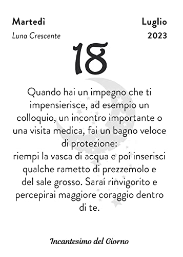 Incantesimo Del Giorno. Calendario 2023 - 3