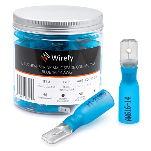 Wirefy 150 PZ Connettori Forcella Maschio - Kit