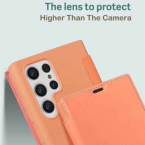 Étui silicone liquide Samsung S22 Plus rabat cuir vert foncé 6.6 - 4